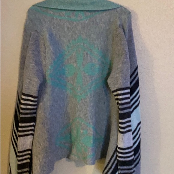 Grey and teal cardigan - Picture 4 of 4
